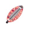 6 PCS Bohemia Style Wrapped Cloth Banana Hair Clips Rounded Edges Hair Comb Claws Hair Comb Fish Shape Grips Clamp Hair Accessories for Women (Small-3.74 Inch)