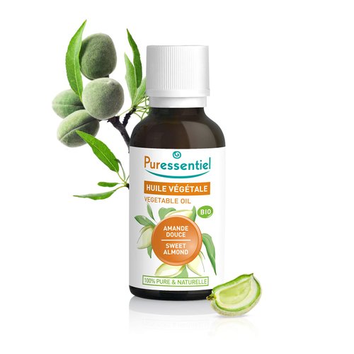 Organic Vegetable Oil - Sweet Almond by Puressentiel for Unisex - 1 oz Oil
