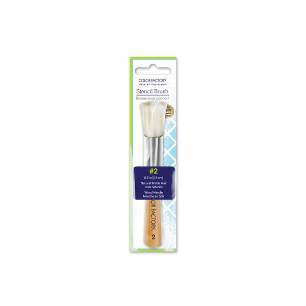 Color Factory GB020 0.5in Stencil Brush (#2)