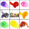 8 Pack Clear Slime Kit Funny Slime Crystal Clear Slime Kit,Boba Slime Party Favors for Girls Boys,Stress Relief Toys Super Soft and Non-Sticky, DIY Crunchy Slime Toy for Chirldren Lovely Gift