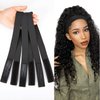 Meetwig Melting Lace Elastic Band for Lace Frontal Wig Lace Melting Band Wig Install Accessories 4pcs