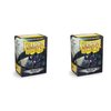 2 Packs Dragon Shield Classic Black Standard Size 100 ct Card Sleeves Individual Pack …