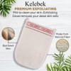 Kelebek Exfoliating Glove for Body 2 PACK - Turkish Hammam Kese - Exfoliating Mitt - Dead & Dry Skin Cleanser - Body Scrub To Have a Soft Skin - The Best Skincare Kit for Women & Men - Exfoliator Tool
