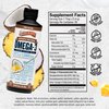 Barlean's Pina Colada Omega 3 Fish Oil Liquid Supplement 1080mg of High Potency EPA & DHA Omegas, Smoothie Flavored & Burpless Omega 3 for Kids and Adults, 16 oz