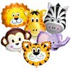 KatchOn, Safari Jungle Animal Balloons - Pack of 6, Safari Animal Balloons | Safari Balloons, Zoo Birthday Party Decorations | Animal Birthday Party Decorations, Wild One Birthday Decorations