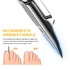 BEZOX Straight Toenail Clippers for Ingrown Toenail Prevention, Podiatrist Ingrown Nail Clippers for Thick Toenails, Ergonomic Finger Nail Clippers for Adults, Seniors, Men and Women