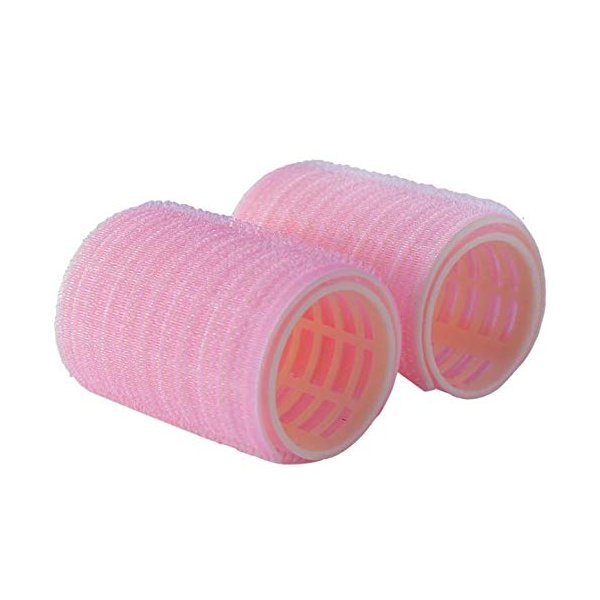 Aeyistry 2 Pcs Bangs Hair Curlers Roller Hair Styling Tools DIY Curly Hairstyle(Pink)