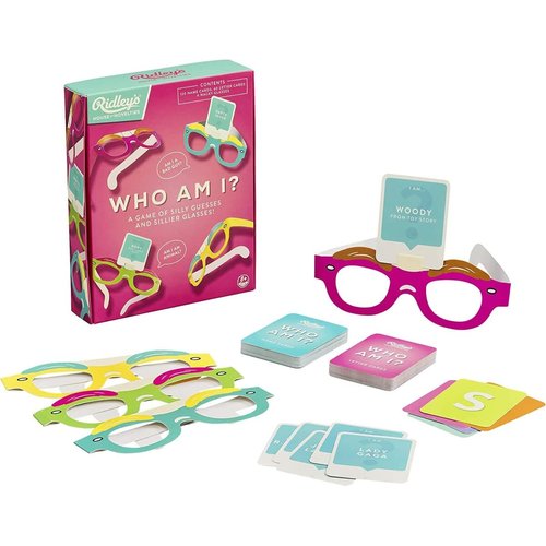 Ridley’s Who Am I? Guessing Game – Silly Family Game for 2-4 Players, Ages 8+ – Wacky Guesses and Instructions Included – Funny Party Games for Kids and Adults