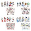 CHANGAR Football Sports Nail Art Stickers Basketball Soccer Player Nail Decals Sports Cheerleading Flag Stickers Bowling Rugby Ballet Nail Stickers Decoration for Women Girls Kids （16 Sheets）