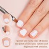 9Pcs Nail Art Brush Set, Builder Painting Design Detail Drawing Brushes Dotting Pen Double-Ended French Liner For Gel Polish Manicure Tools Acrylic Home DIY Salon Use Women, Brown