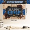Western Cowboy Birthday Party Decorations, 125PCS Cowboy Birthday Party Supplies Including Western Backdrop, Cowboy Balloon Arch/Garland Kit, Western Tabblecloth
