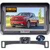 Backup Camera HD 1080P Rear View Monitor Kit Night Vision Waterproof Reverse Camera for Car Truck Pickup Minivan DIY Grid Lines DoHonest S01