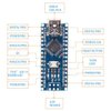 Nano V3.0 Board for Arduino CH340/ATmega328P, Nano V3.0 Compatible 2 Pack Without USB Cable