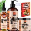 Batana Oil for Hair Growth -100% Pure & Natural Hair Oil from Honduras - Cold-Pressed in the USA - Batana Oil Hair Growth Shampoo - Repair Damage & Hair Loss - hair mask for damaged hair for Women.