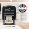 Trodat Printy 4820 Date Stamp, Self-Inking Stamp for Professional and Personal Applications, 3/8” x 1-¼”, Eco-Friendly Climate Neutral Product (Black)