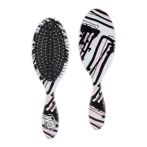 Wet Brush Original Detangler Hair Brush, Pink Lines (Watercolor Motif) - Ultra-Soft IntelliFlex Bristles - Detangling Brush Glide Through Tangles With Ease For All Hair Types - Wet & Dry Hair
