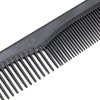 Hair Close-tooth Anti-static Combs for Women Men Fine Tooth Hair Comb Unbreakable Plastic Combs Black Nice Design Salon Hairdressing Hair Care Tools