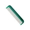 HAIR DOCTOR Ladies 5"" Rotating Tooth pocket comb to reduce hair loss and damage (Green Emerald)