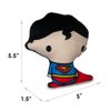 Buckle-Down Dog Toy Plush Chibi Superman Standing Pose