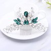 Yean Crystal Bride Wedding Hair Comb Silver Bridal Hair Accessories Rhinestone Hair Piece for Women and Girls