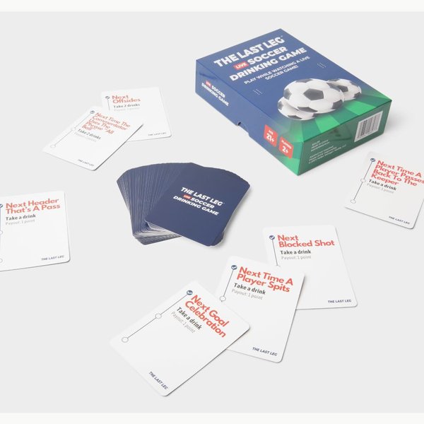 Beer Pressure The Last Leg - Live Soccer Drinking Game. Perfect for Game Days, Tailgates, Parties, and Pre Games.