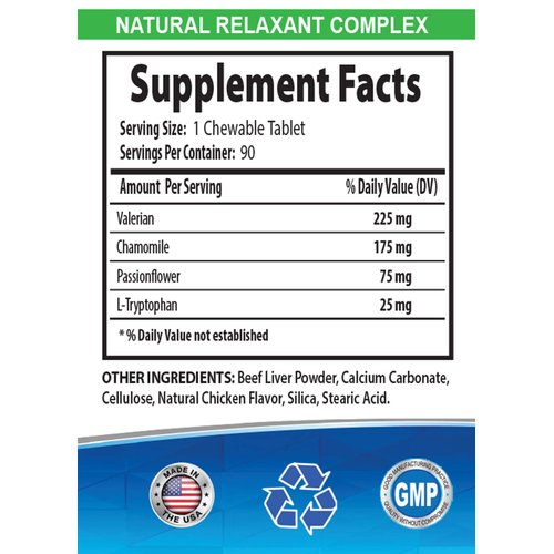 Dog Anxiety Travel - PET Relaxant - Made for Dogs and Cats - Natural Anxiety and Stress Relief - Mood Boost - Best Formula - Valerian Root for Dogs - 2 Bottles (180 Treats)