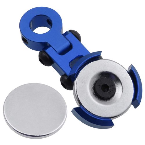 Hobbypark 4PCS Aluminum Magnetic Stealth Invisible Body Post Mounts for 1/10 RC Car (Navy Blue)