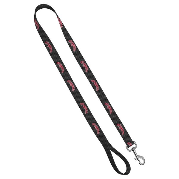 Moose Pet Wear Dog Leash – Washington State University Cougars Pet Leash, Made in the USA – 1 Inch Wide x 6 Feet Long, Cougars on Carbon Fiber