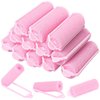 12 Pcs Foam Sponge Hair Rollers 2.4 Inch Hair Curlers to Sleep In Soft Sleep Rollers Hair Curlers for Curls Style Heatless Hair Curler