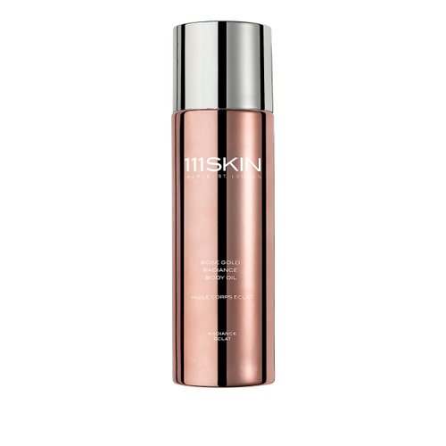 111Skin Rose Gold Radiance Body Oil, Anti-Aging Moisturizing Oil, Contains Damask Rose Extract, Green Microalgae & Chamomile (3.4 fl oz)