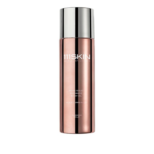 111Skin Rose Gold Radiance Body Oil, Anti-Aging Moisturizing Oil, Contains Damask Rose Extract, Green Microalgae & Chamomile (3.4 fl oz)