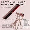 Kevyn Aucoin The Eyelash Curler: Easy use. Long-lasting curl of lashes effect. Wide opening. Stainless steel with two red lash cushions. Pro makeup artist tool for before & after mascara application