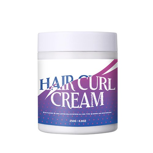 Curl Defining Cream Hair-Smoothing Curl Cream Moisturising Anti-Frizz Curl Activator Cream Hair Care Styling Cream Hair For All Hair Type,8.8Oz