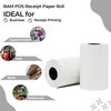 BAM POS Thermal Receipt Paper - BPA Free, Shrink Wrapped Rolls - Compatible With Clover Mini, Mobile, First Data FD130, FD50, FD55, Verifone Omni 3200, 3210, 3300 - Pack of 10 Rolls