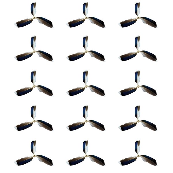 BSLOB Spinning Feather Propeller Cat Toy Refill (15-Pack), Cat Feather Toy Refill Cat Wand Toy Refill Attachment Replacement with Clasp