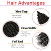 30 Inch Ocean Wave Crochet Hair Extensions for Women 3 Packs/Lot Deep Ripple Crochet Twist Braiding Hair Curly Synthetic Braids Hair(30",Dark brown)…