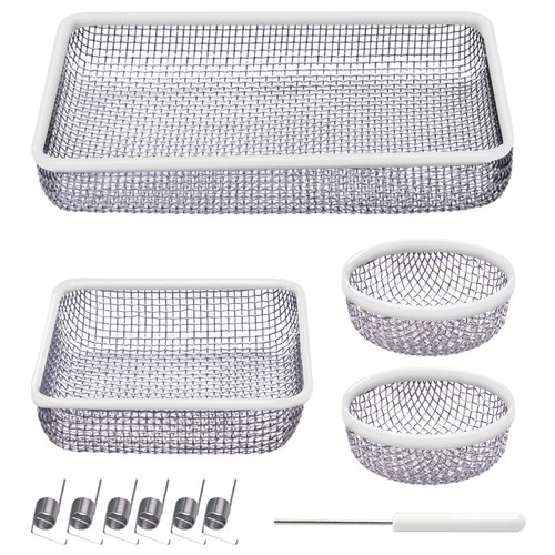 Eazy2hD 4 Pack Flying Insect Screen for RV Refrigerator Vents, RV Furnace Vent Cover,RV Furnace Bug Screen for Camper Vents