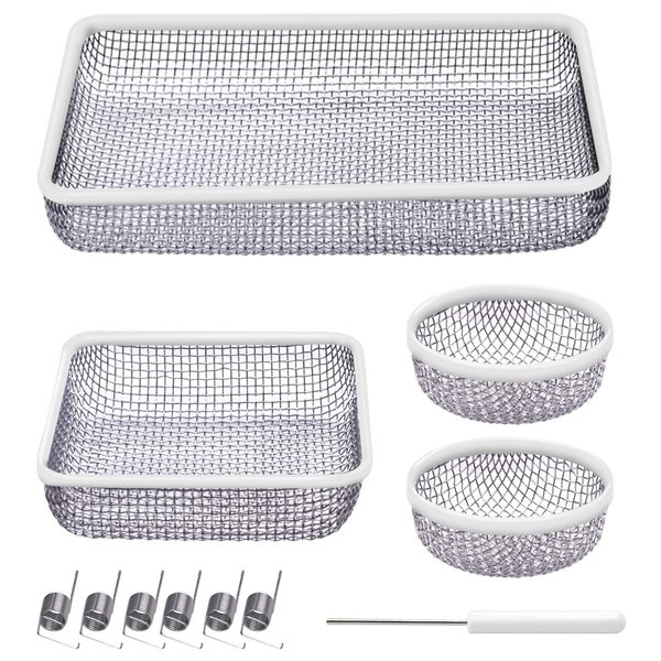 Eazy2hD 4 Pack Flying Insect Screen for RV Refrigerator Vents, RV Furnace Vent Cover,RV Furnace Bug Screen for Camper Vents