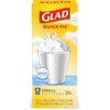Glad OdorShield Small Trash Bags, Fresh Clean, 4 Gallon, 26 Count