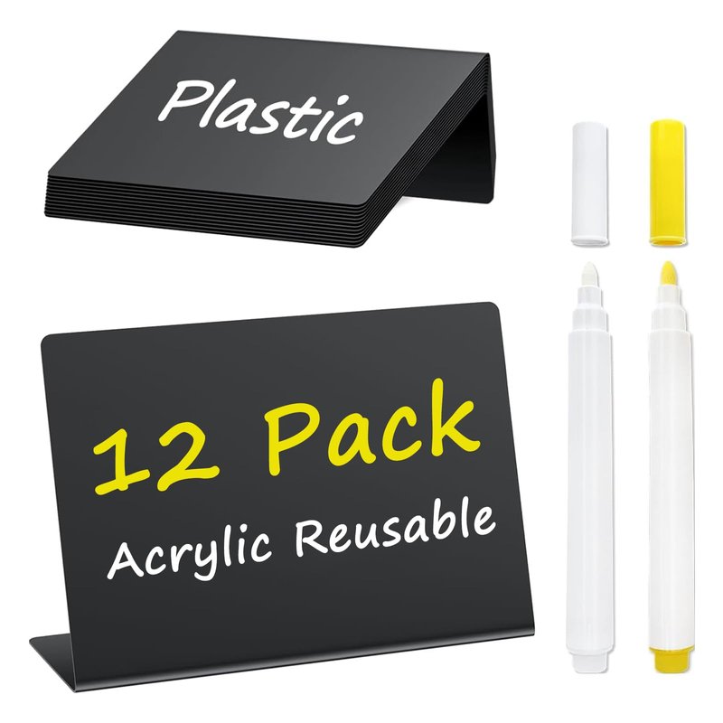 Small Chalkboard Sign, 12 Pcs 4
