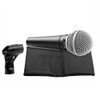 Shure SM48 Cardioid Dynamic Vocal Microphone with Shock-Mounted Cartridge, Steel Mesh Grille and Integral Pop Filter, A25D Mic Clip, Storage Bag, 3-pin XLR Connector, No Cable Included (SM48-LC)