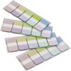 Tabs Flags Solid Assorted Colors, 0.98 x 1.71 Inch Alternating Sticky Tabs, Easy to Post, 4 On-The-Go Dispensers/Pack, 400 Pages Total