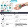 Travel Temporary Tattoos Bon Voyage Birthday Party Supplies Favors Decorations Adventure Awaits World Travel Super Cute 96 PCS Tattoos Stickers for Kids Boys School Classroom Rewards Gifts Ideal