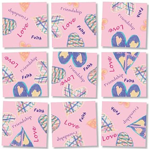 B. Dazzle - Hearts 9 Piece Scramble Square Puzzle - Challenging Brain Teaser for Children & Adults-Boosts Cognitive Function & Problem Solving