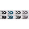 MILE 8 Pack Color Mixing Stroller Clips Pegs to Hook Muslin and Toys Seat Cover Blanket Clips Plastic Universal Clip