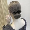 4 Pcs Hair Bun Maker-Flowers Deft Bun Maker Magic Donut Hair Bun Maker French Hairstyle Twist Bun Hair Accessories for Girls Hair(2 Black+2 White)