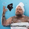 Purity Microfiber Lens Cleaning Cloth - Machine Washable, Lint-Free Ultra-Fine Microfiber Cloth- Cleans Eyeglasses, Screens, Lenses, Phones and Other Delicate Surfaces - Made in USA - 6 Pack, Black