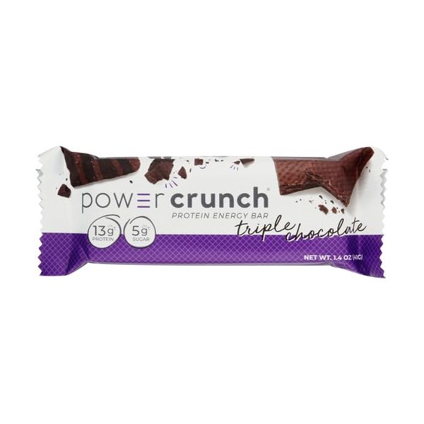 Protein Energy Bar Triple Chocolate 1.40 Ounces (Case of 12)