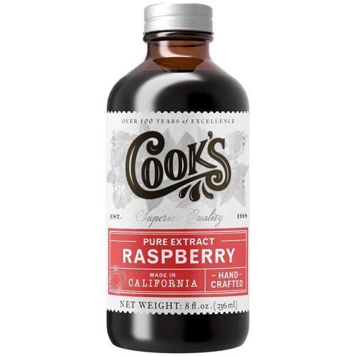 Cook's Pure Red Raspberry Extract 8 oz