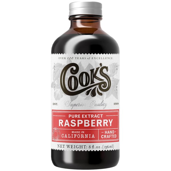 Cook's Pure Red Raspberry Extract 8 oz